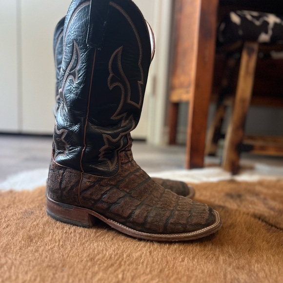 Men's Anderson Bean Elephant Hide Boots - Picture 2 of 6